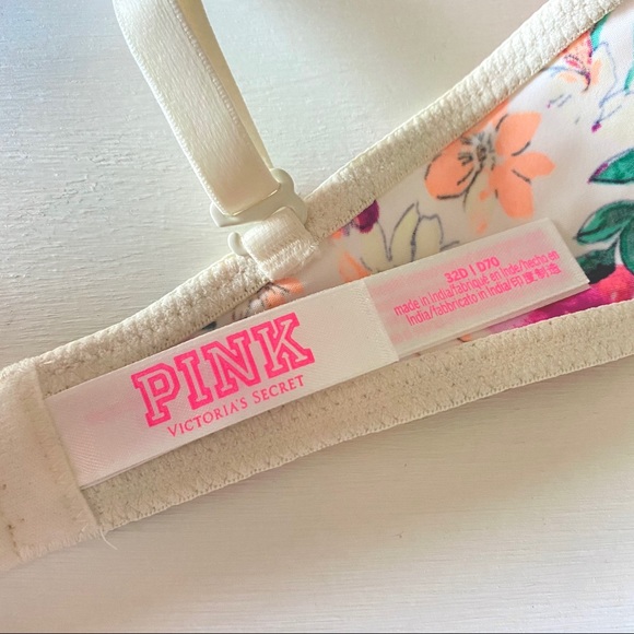 VS PINK • Wear Everywhere Floral T-Shirt Bra - Picture 7 of 8